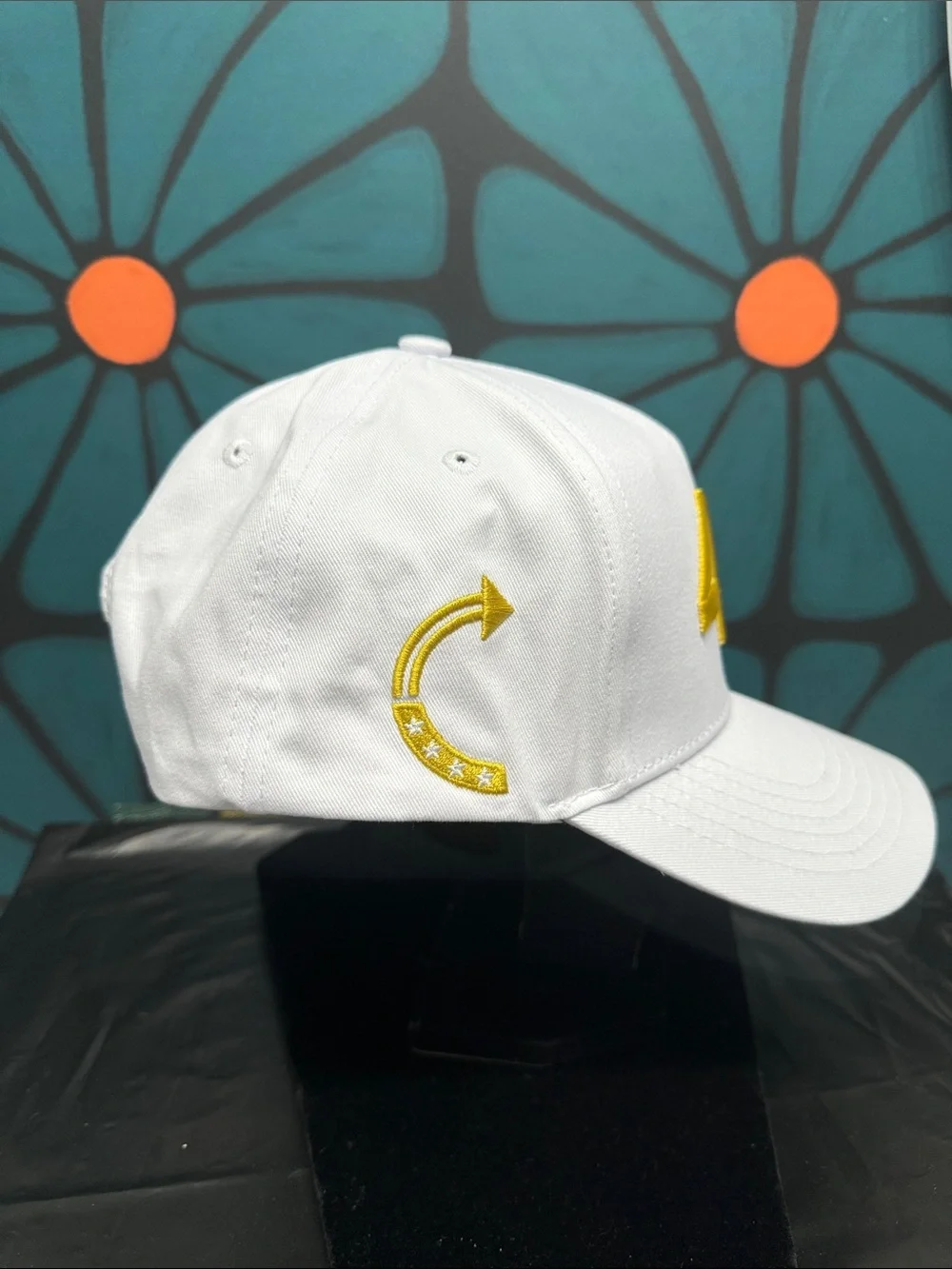 Authentic limited Charlie Kirk White Hat Cap Gold “47” Turning Point USA New